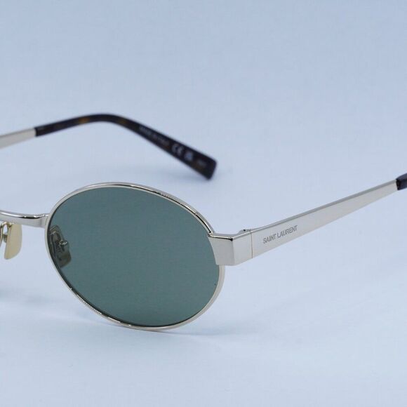 ?️ New Saint Laurent SL692 003 Sunglasses -Gold Frame, Green Lenses main image 11